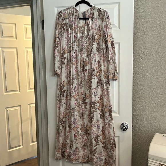 Raquel Allegra Dresses & Skirts - Raquel Allegra sheer floral print dress